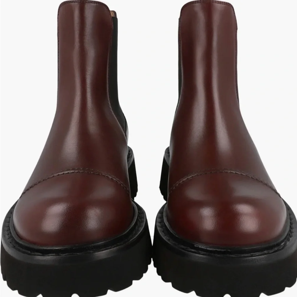 Salvatore Ferragamo George 2 Brown Leather Chelsea Boots US Men’s 9.5 (NWT)